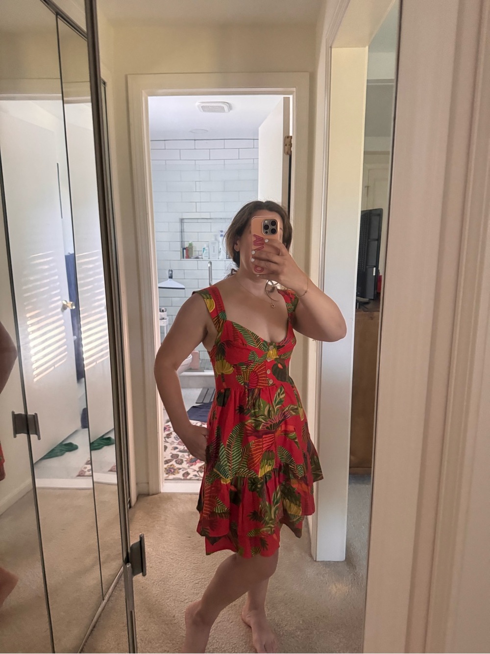 Farm Rio Mini Dress size Small - Picture 3 of 9